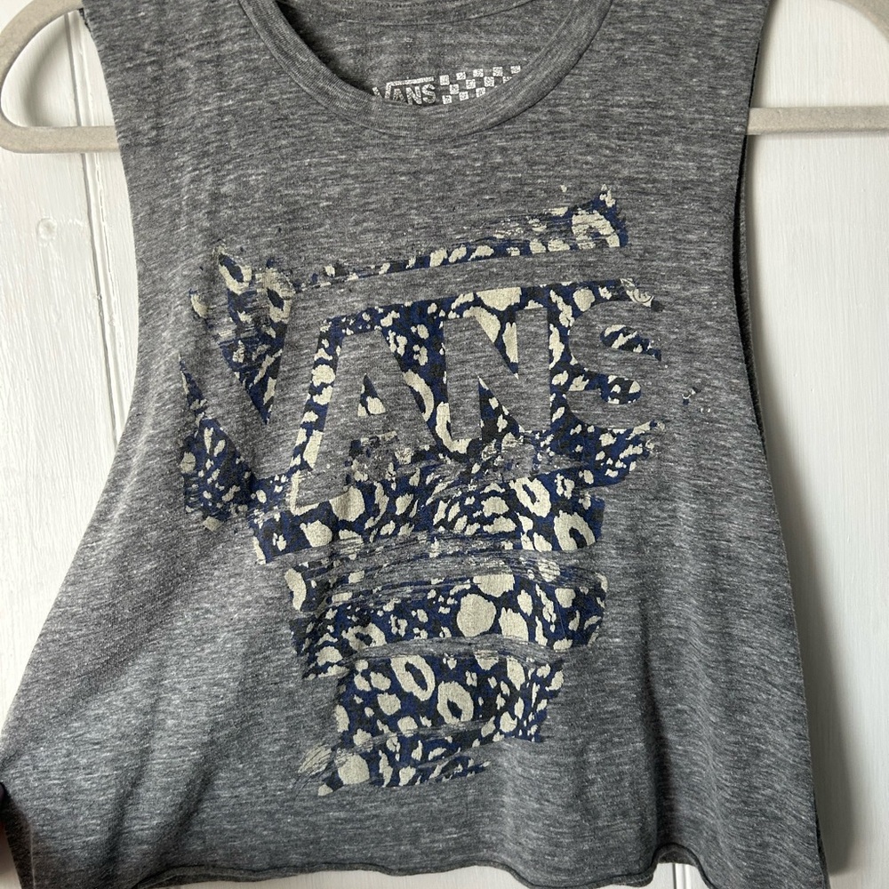 Vans Heather Gray Graphic Tee